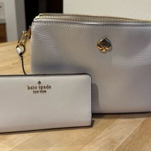 Kate Spade Kayla Small Triple Compartment Crossbody & Madison Large Slim Wallet